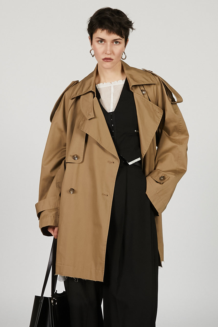 Cut-out Trench Coat - SALE