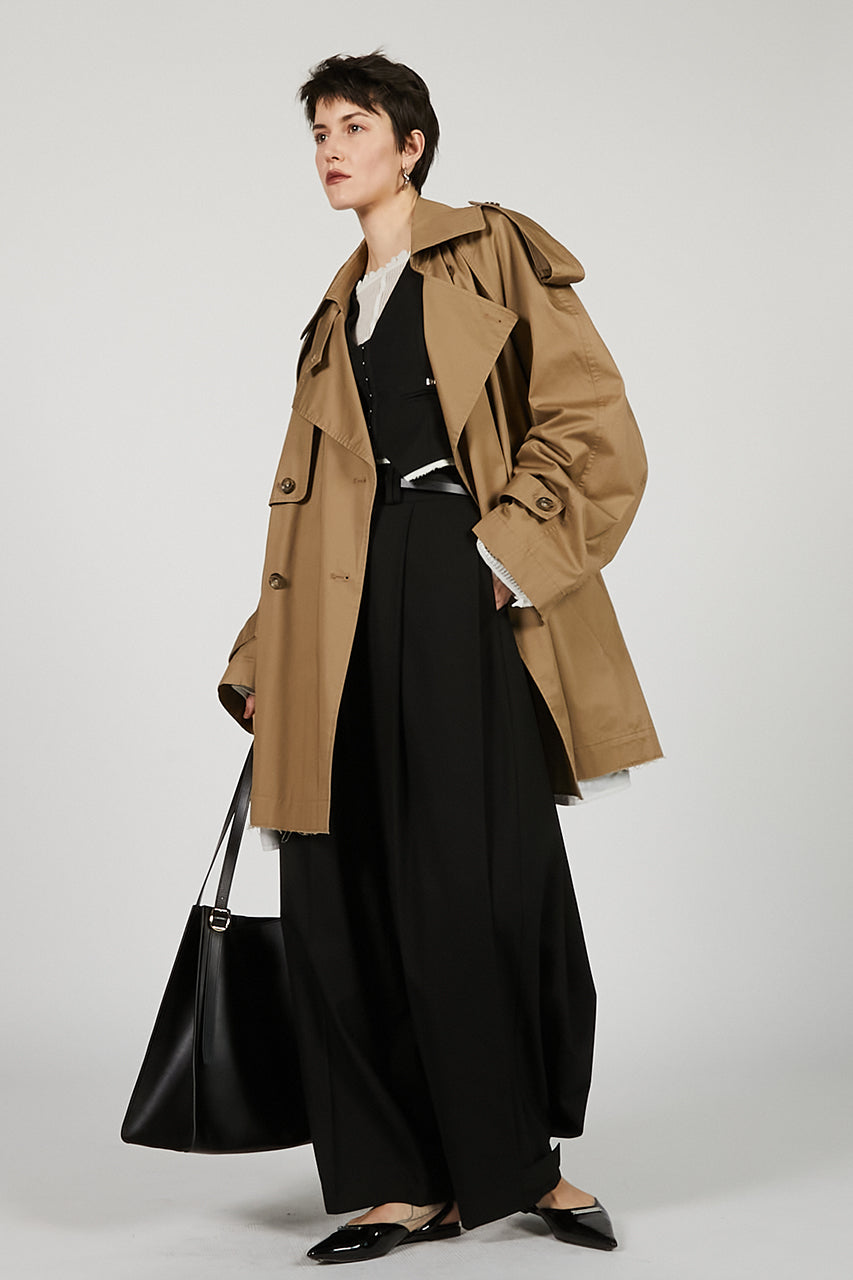 Cut-out Trench Coat - SALE