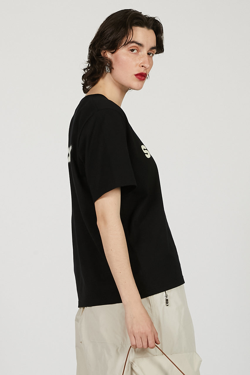 Power Shoulder Logo Tee - 2025 SUMMER