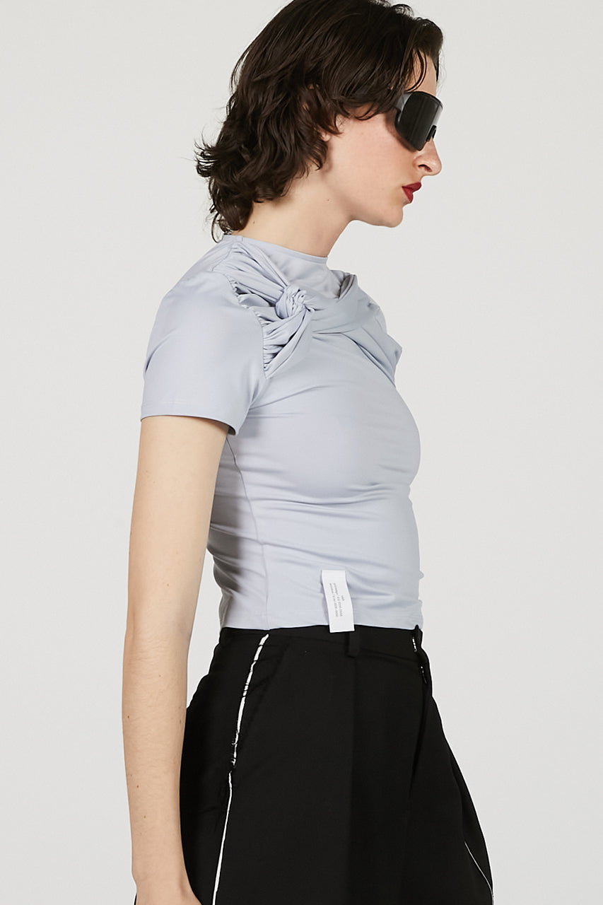 Twisted Knot Half Sleeve Top - SALE