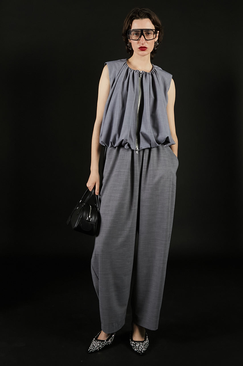 Front Gathered Easy Pants