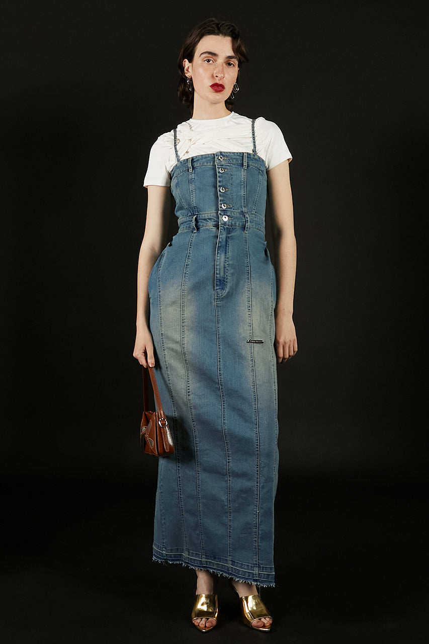 ワンピース BURBERRY BLUE LABEL denim one piece y2k BURBERRY BLUE LABEL denim one piece y2k - メルカリ