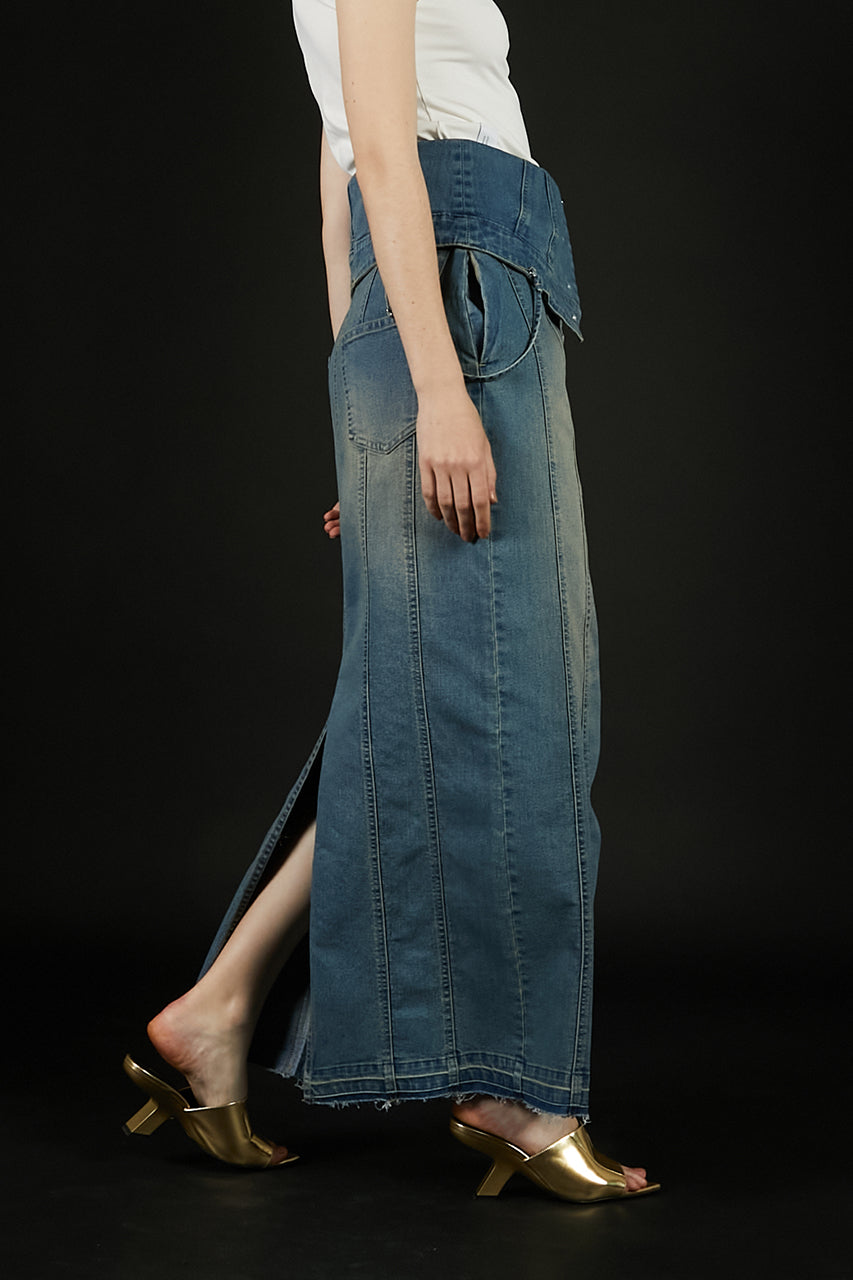 2Way Front Button Denim One Piece - 2025 SUMMER