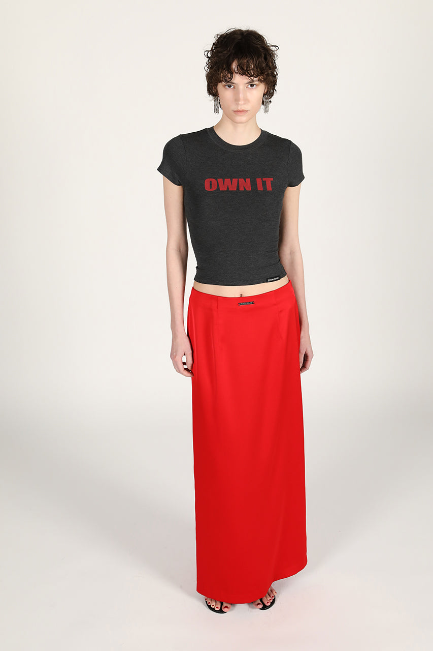 Narrow Maxi Skirt