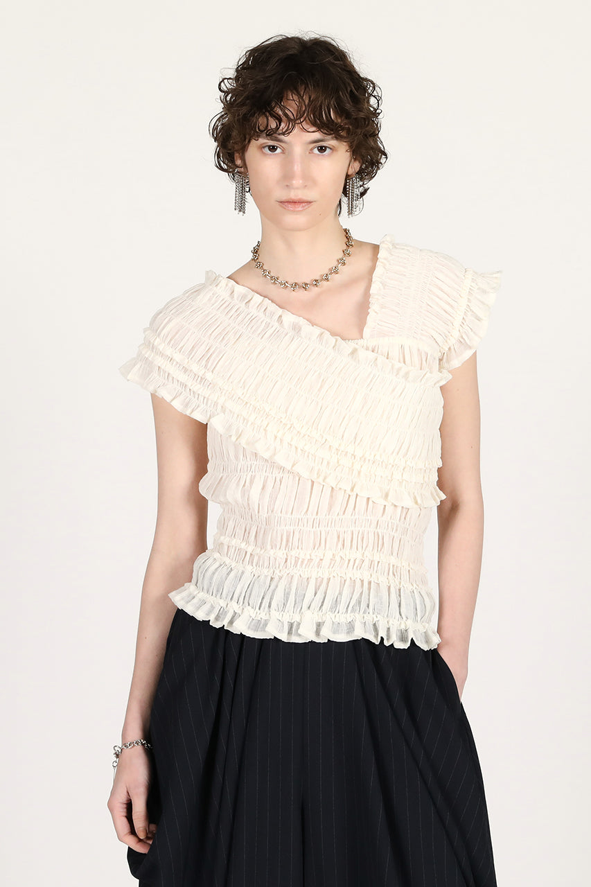 Crepe Shirring Top - PRE ORDER