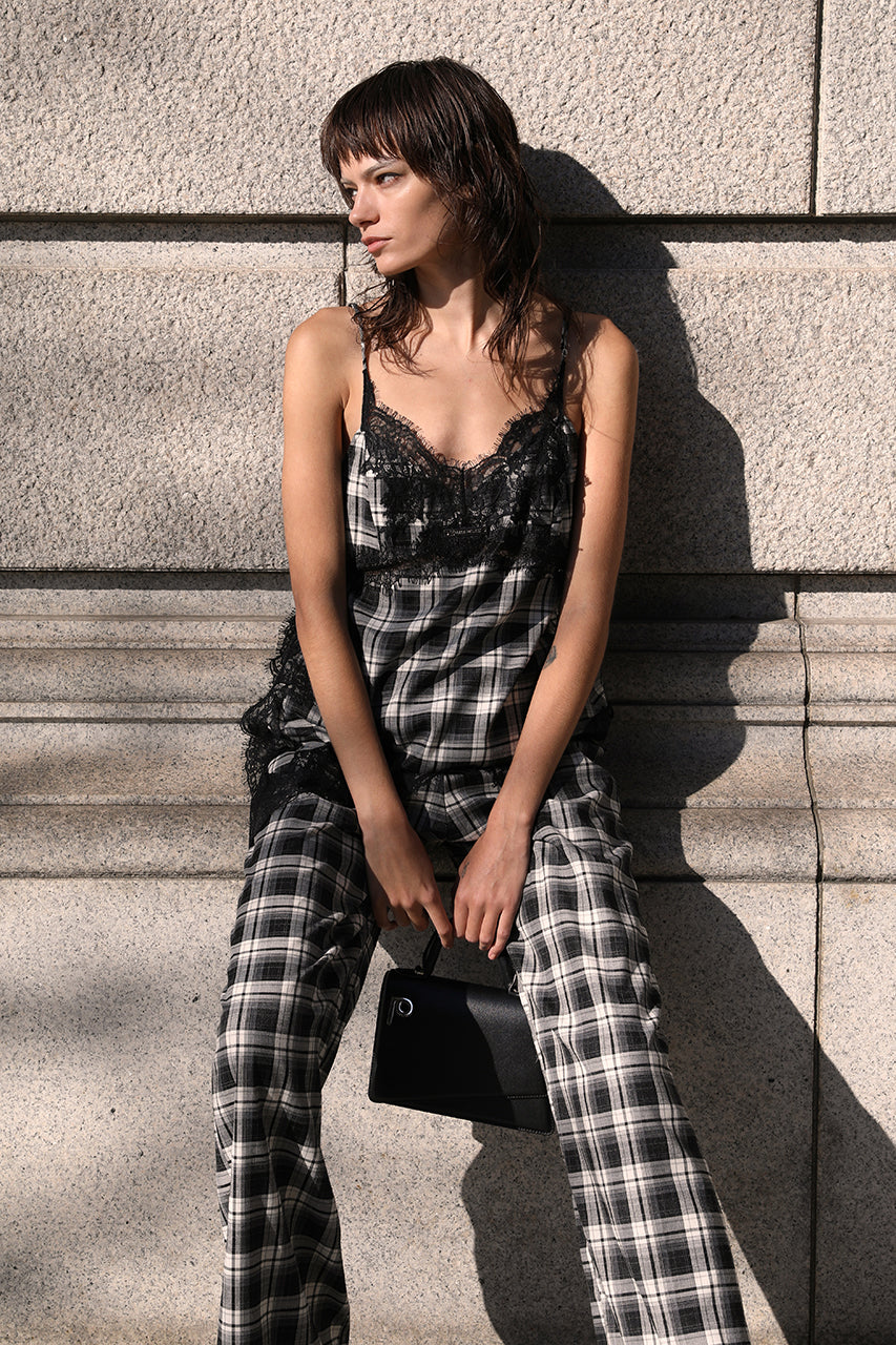 トップス prank project Asymmetrical Lace Camisole Asymmetrical Lace Camisole