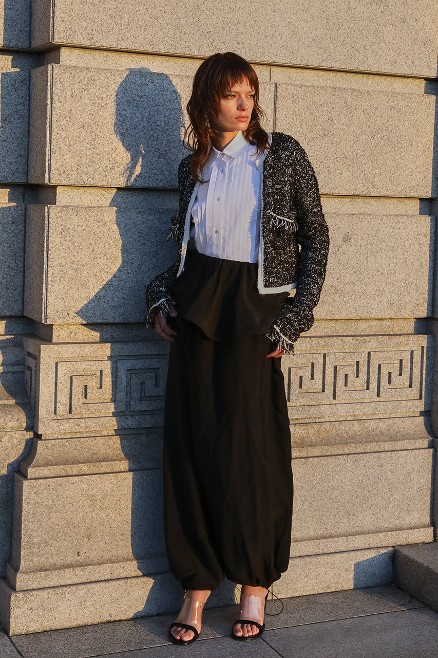 Peplum Balloon Pants