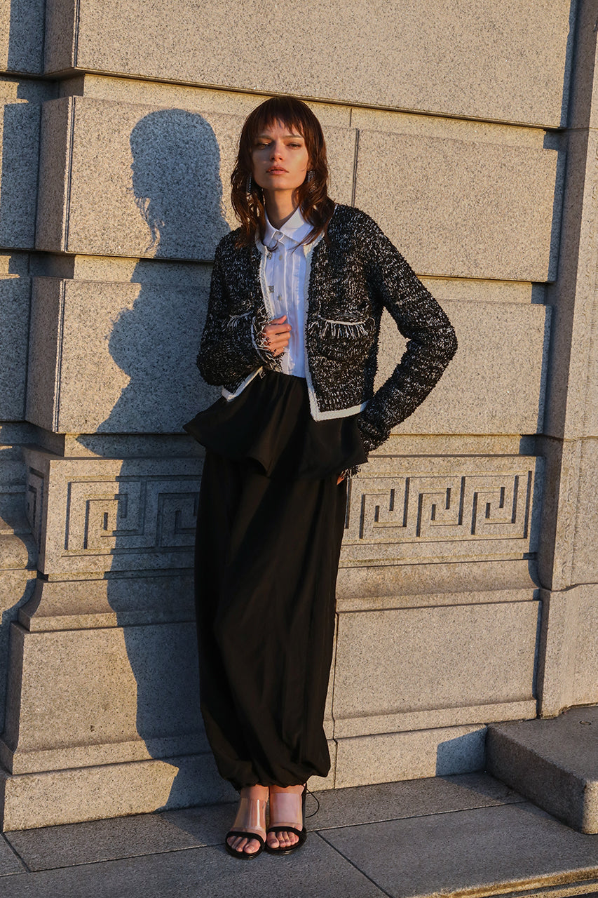 Front Charm Knit Jacket