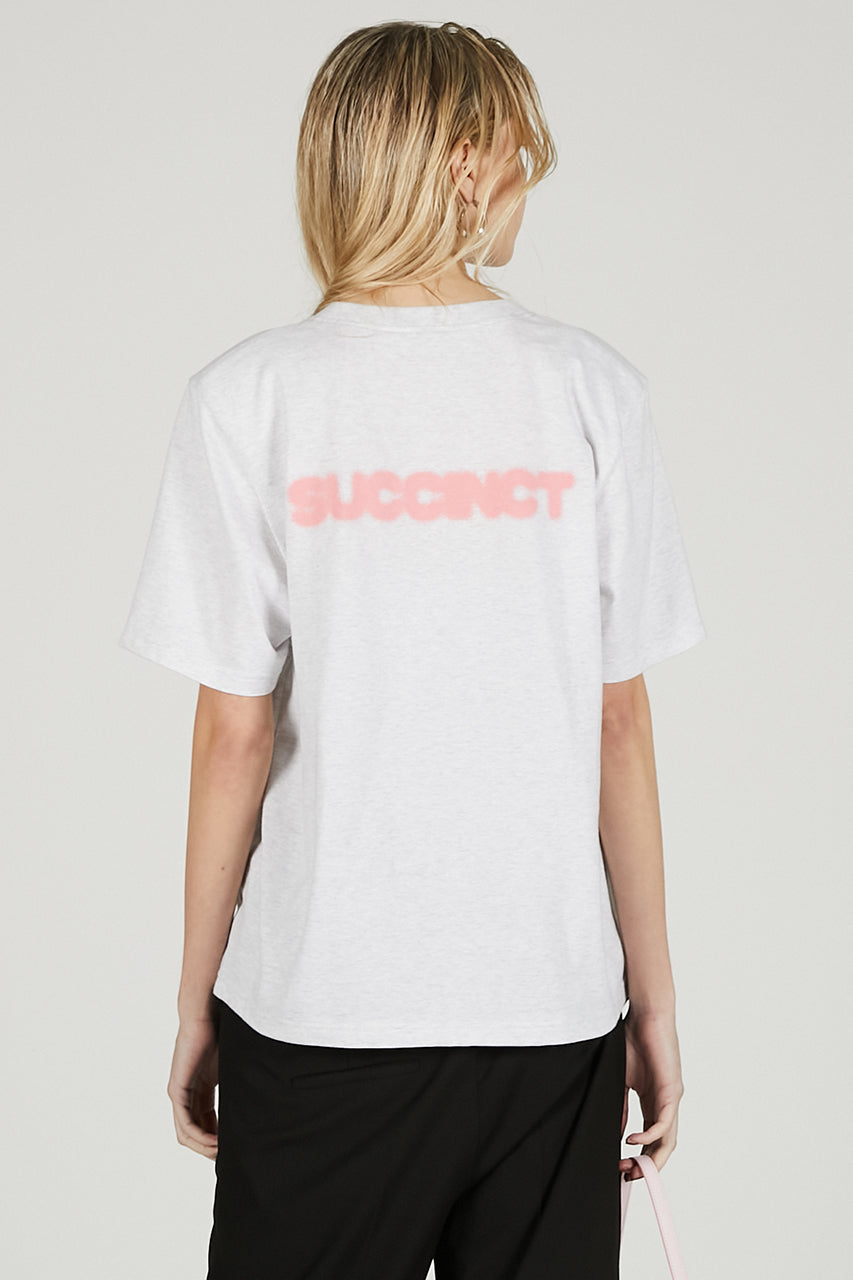 Power Shoulder Logo Tee - 2025 SUMMER