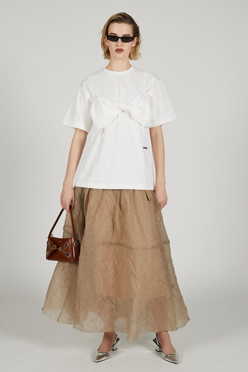 Crinkle Organza Skirt