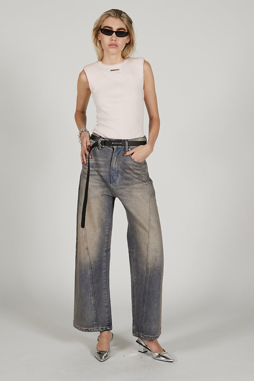 Curved Line Denim 2
