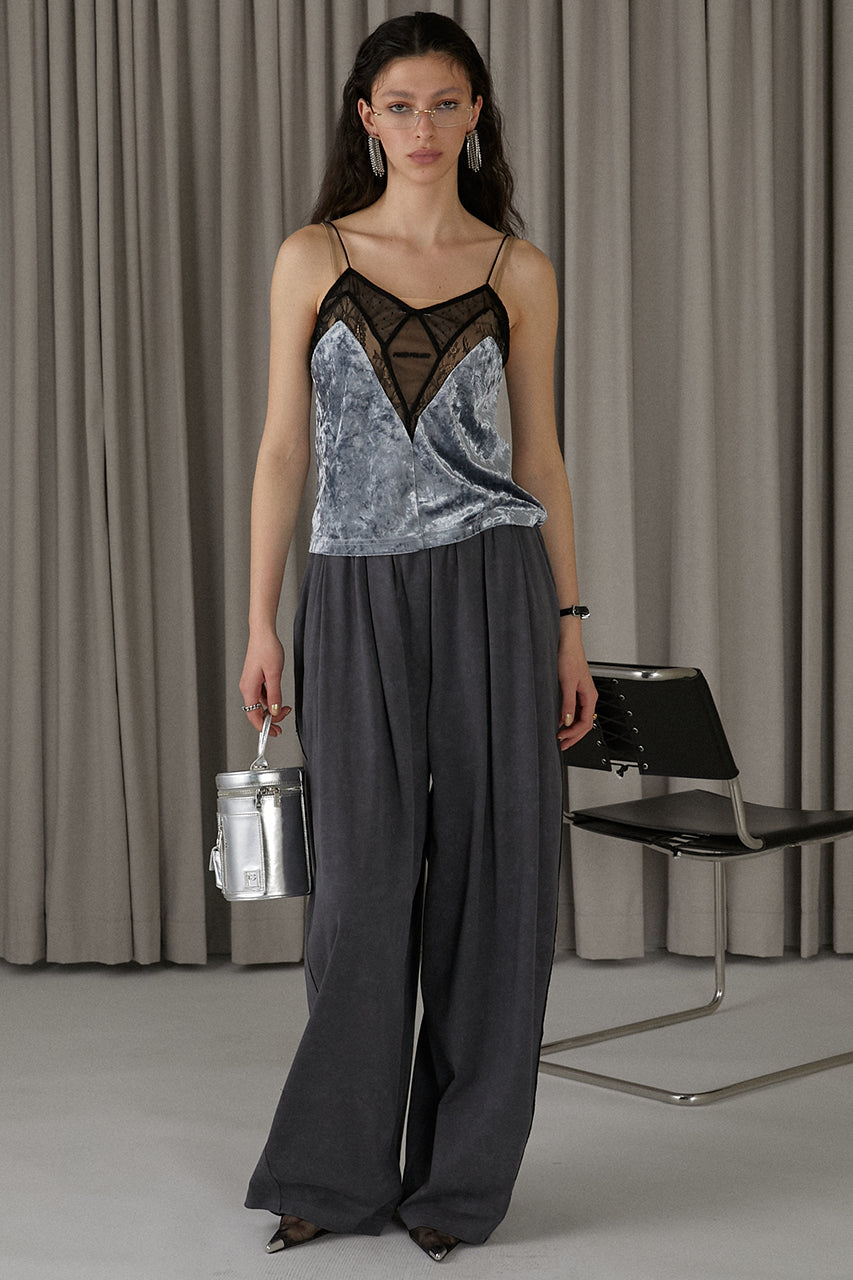 Crushed Velour Lace Camisole - SALE