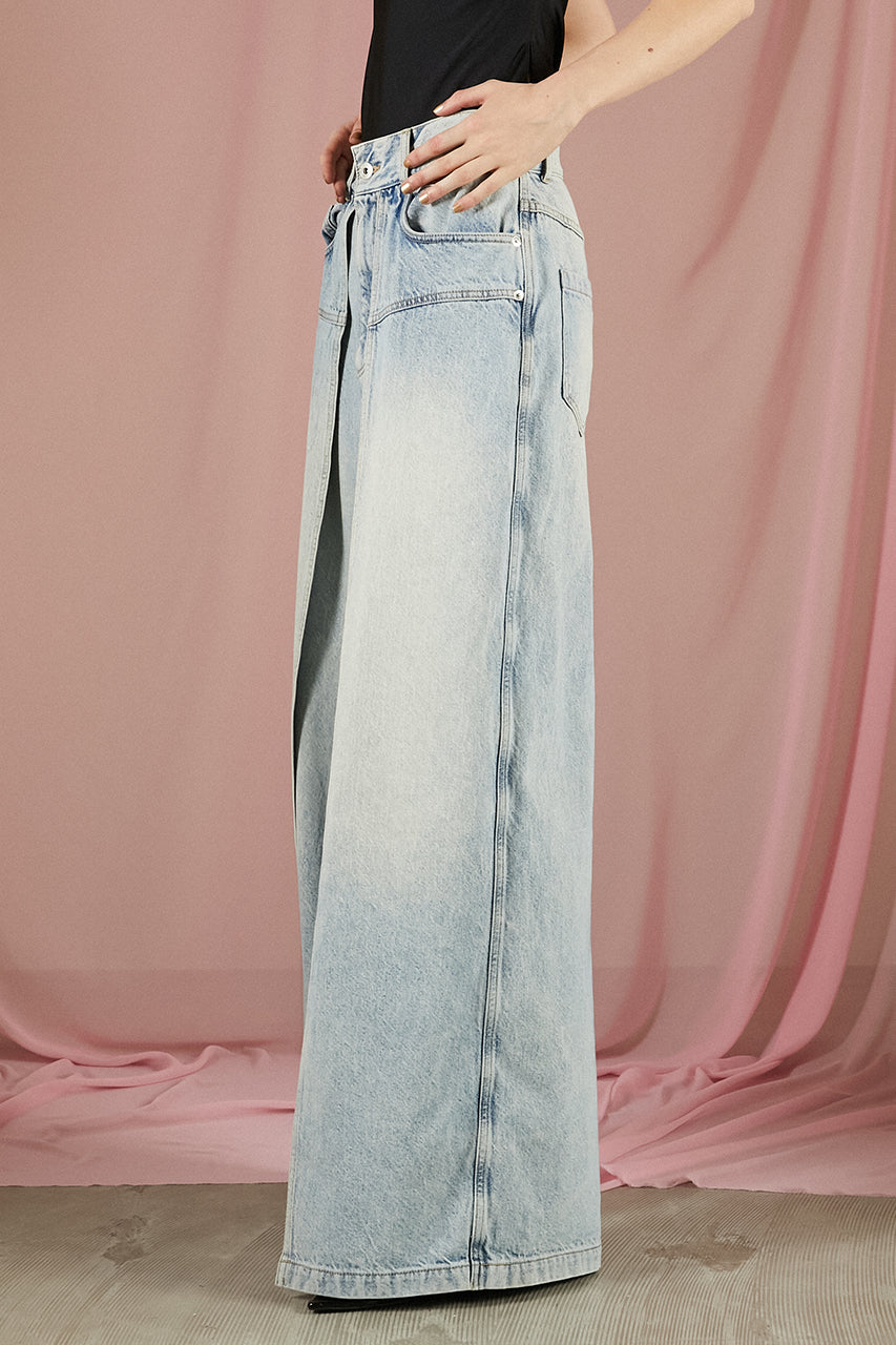 Front Layered Denim