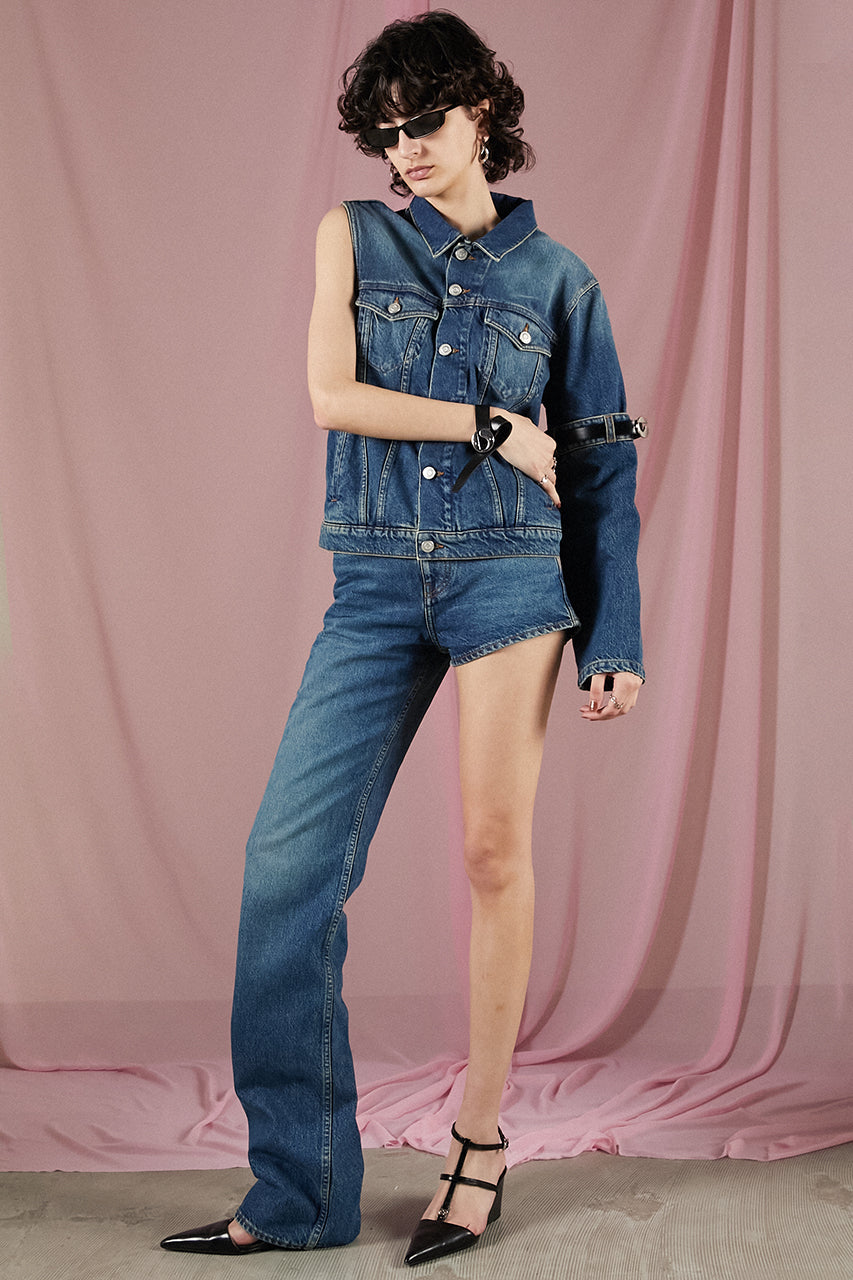 One-Leg Denim Trouser - SALE