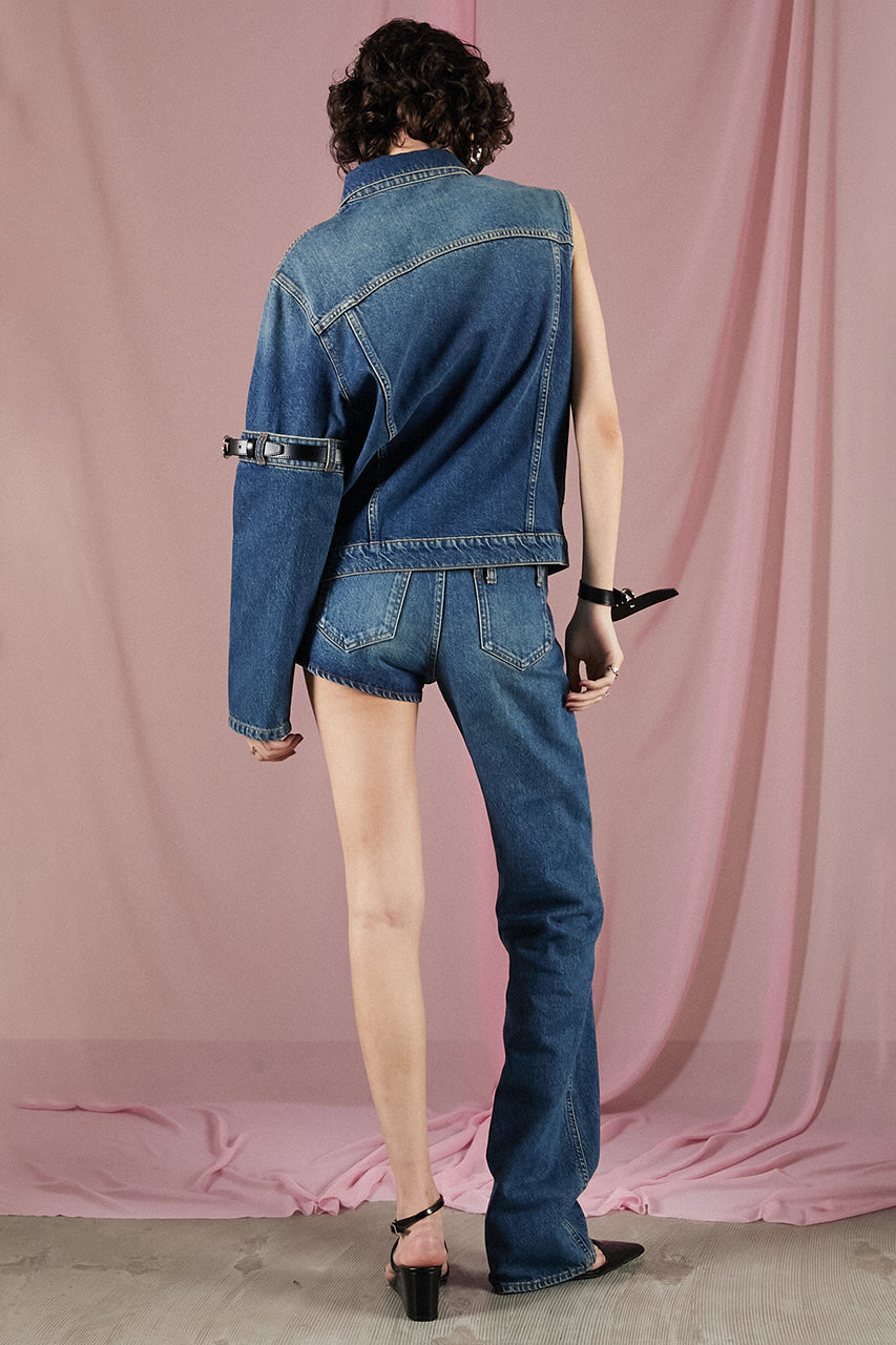 One-Leg Denim Trouser - SALE