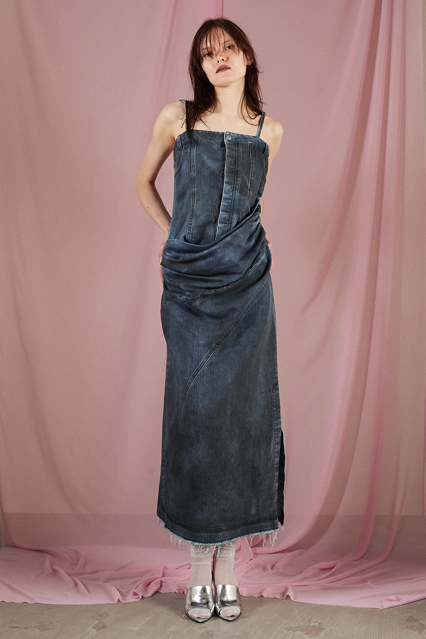 2WAY Lame Denim Dress - SALE