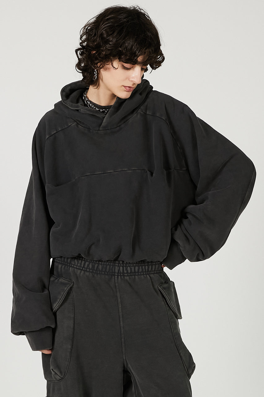 Double Double Hood Washed Black