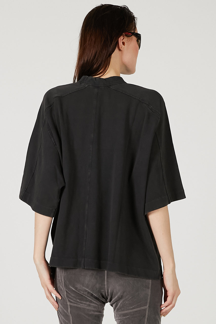 Heavy Pocket Tee Washed Black