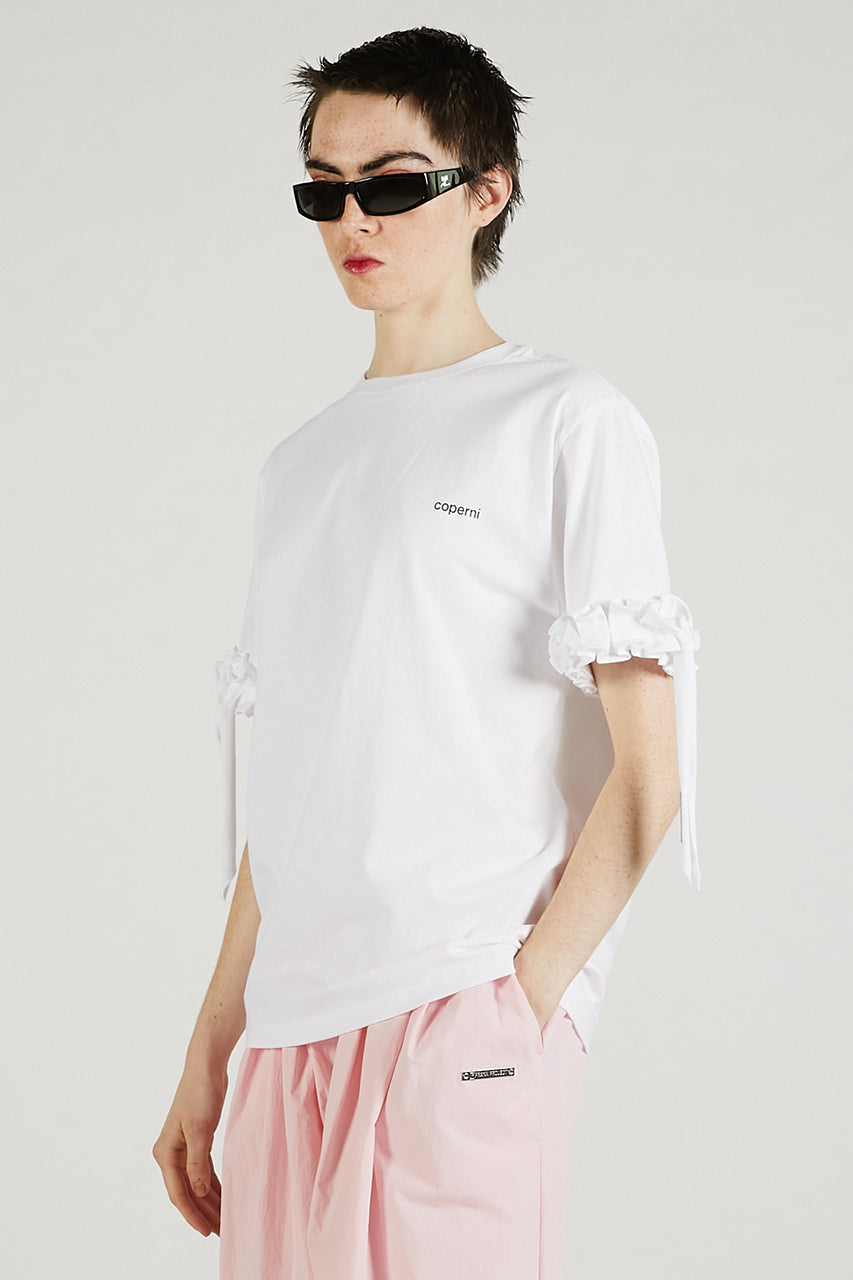 Ruffle Logo Boxy T-Shirt - PRE ORDER