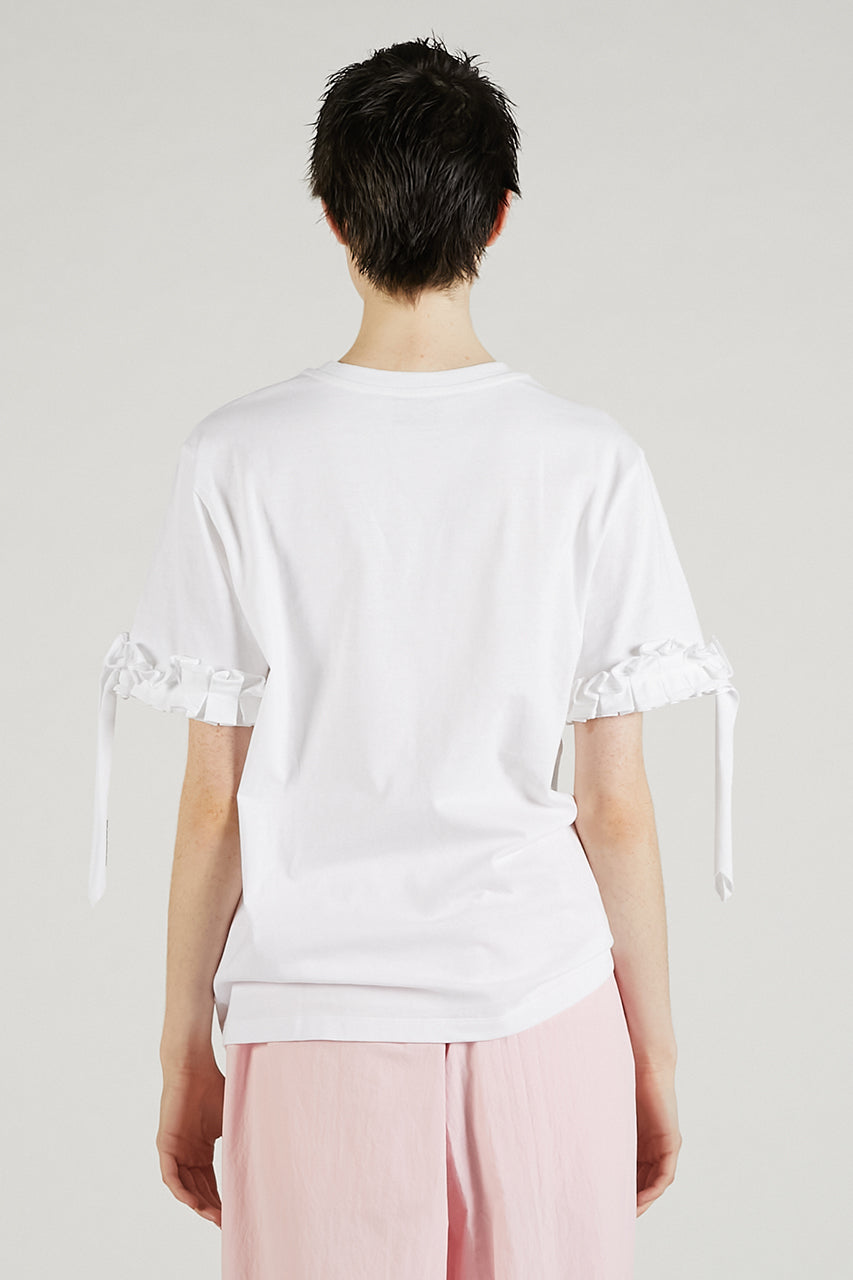 Ruffle Logo Boxy T-Shirt - PRE ORDER
