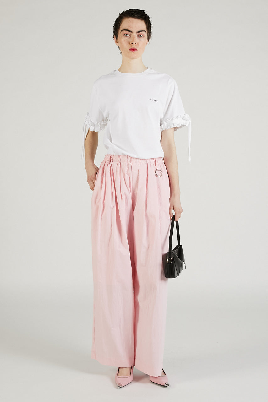 Ruffle Logo Boxy T-Shirt - PRE ORDER