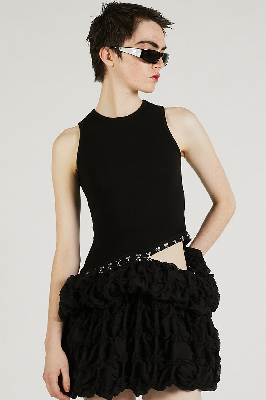 Broken Tulle Sleeveless Dress - SALE