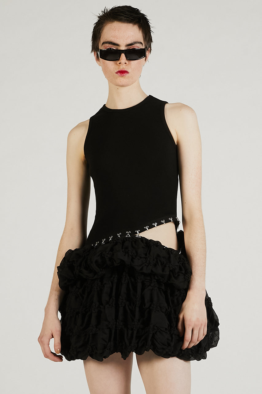 Broken Tulle Sleeveless Dress - SALE
