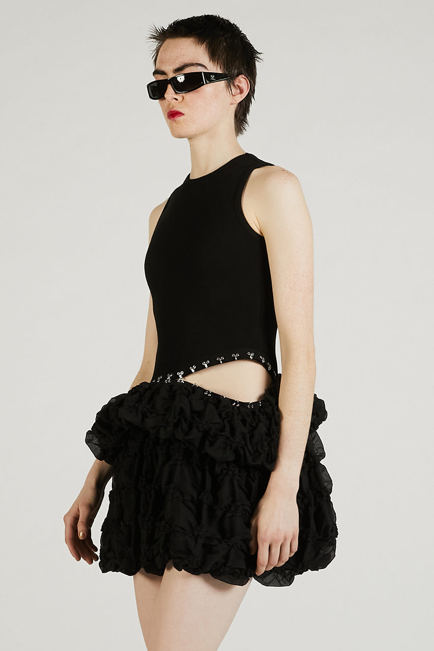 Broken Tulle Sleeveless Dress - SALE