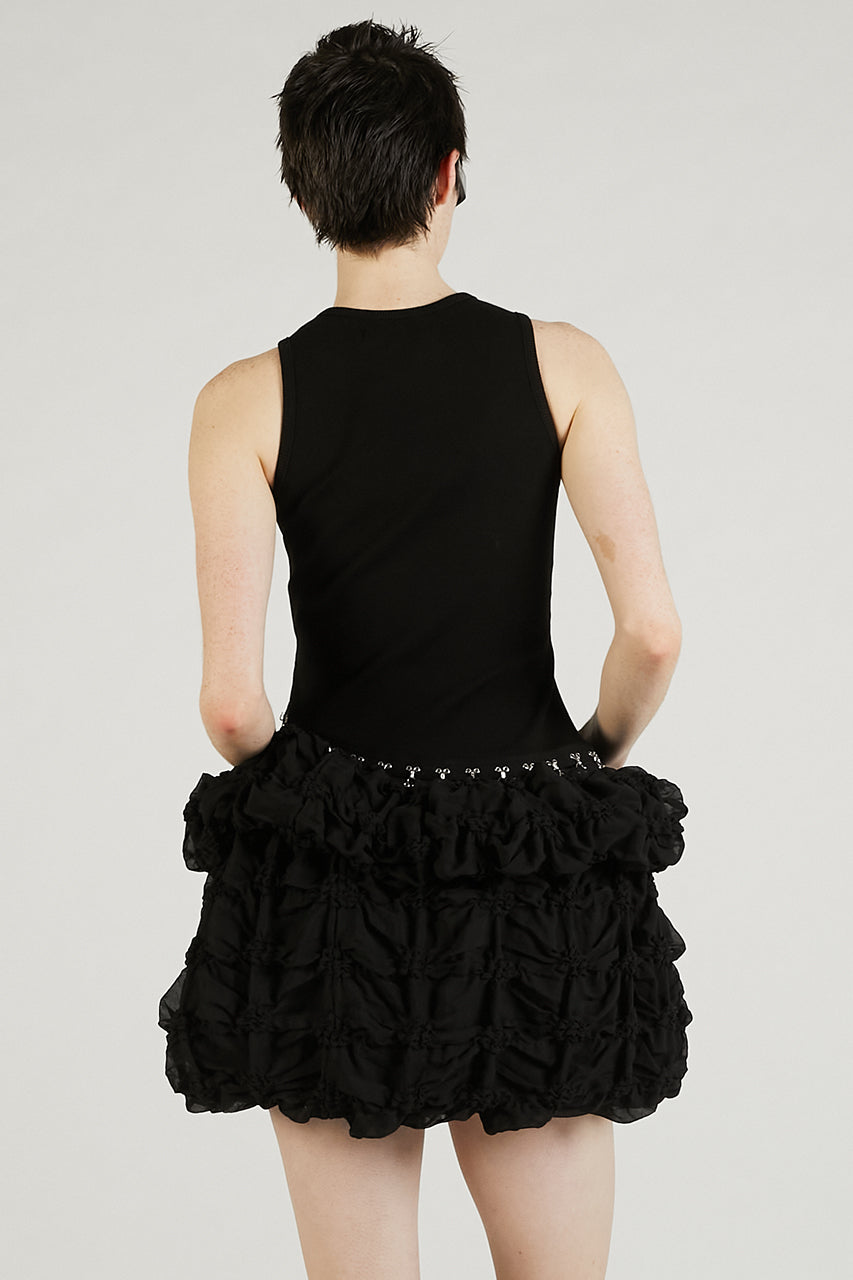 Broken Tulle Sleeveless Dress - SALE