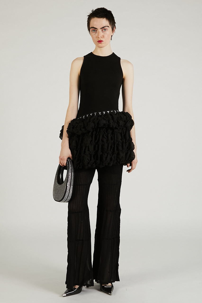 Broken Tulle Sleeveless Dress - SALE