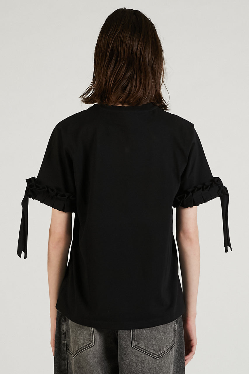 Ruffle Logo Boxy T-Shirt - PRE ORDER