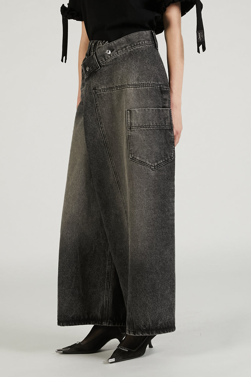 Deformed Baggy Denim Pants - SALE