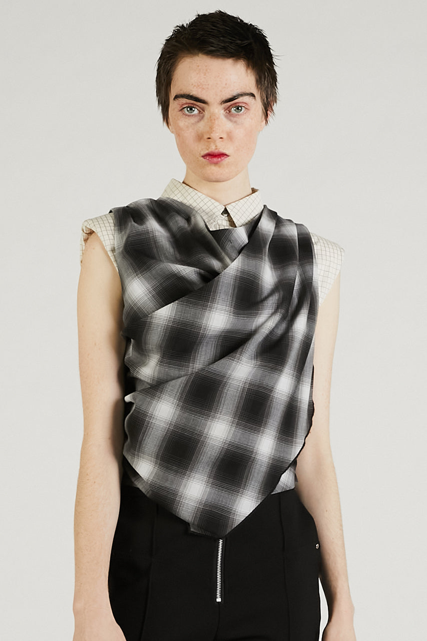 Draped Front Top