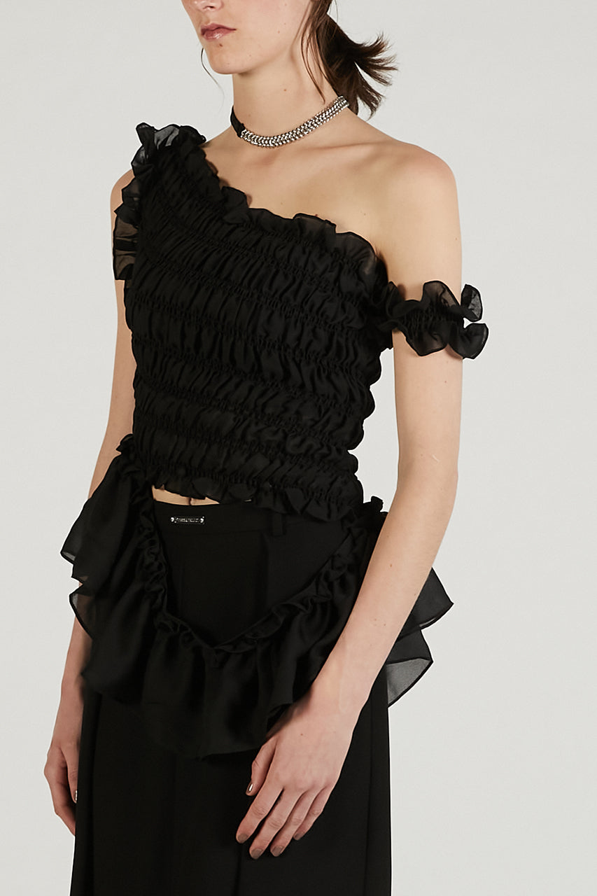 Smocking Off Shoulder Top - SALE