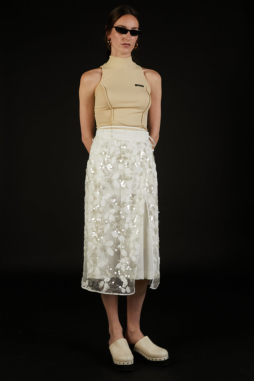 Spangle Wrap Skirt