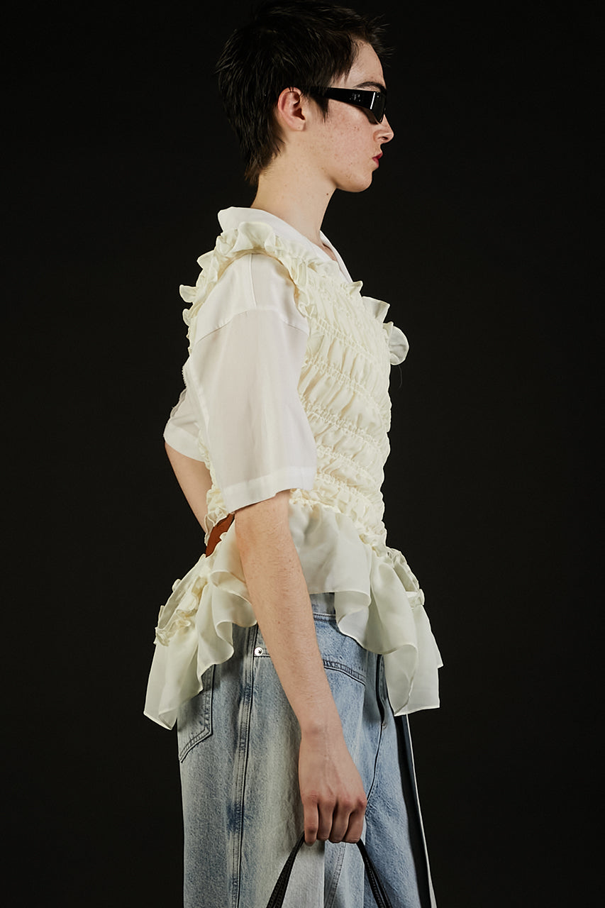 Smocking Off Shoulder Top - SALE
