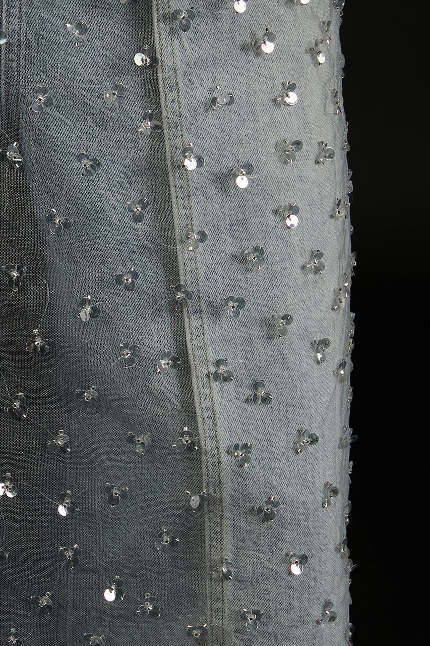 Multi-Embellished Wrap Skirt - 2025 SUMMER