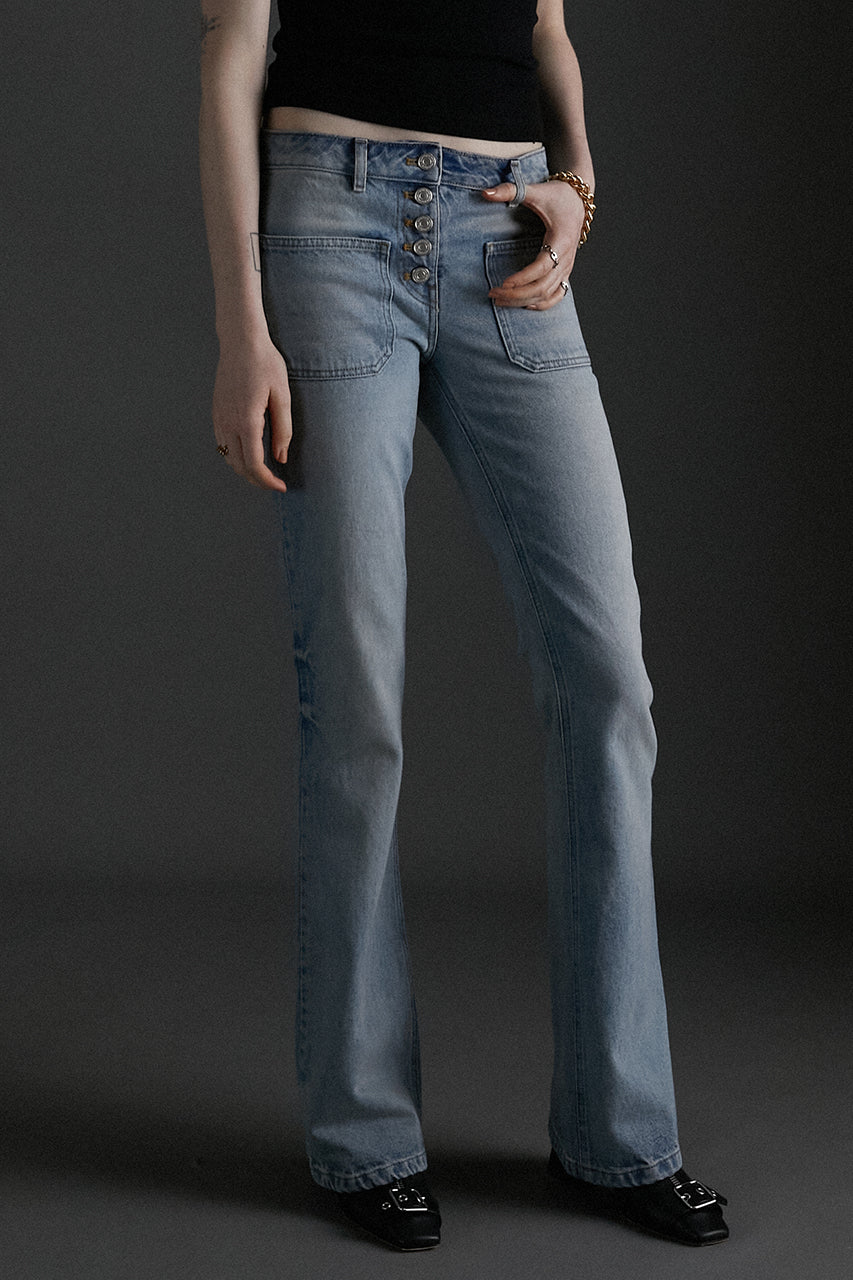 Multiflex Denim Bootcut Pants - SALE