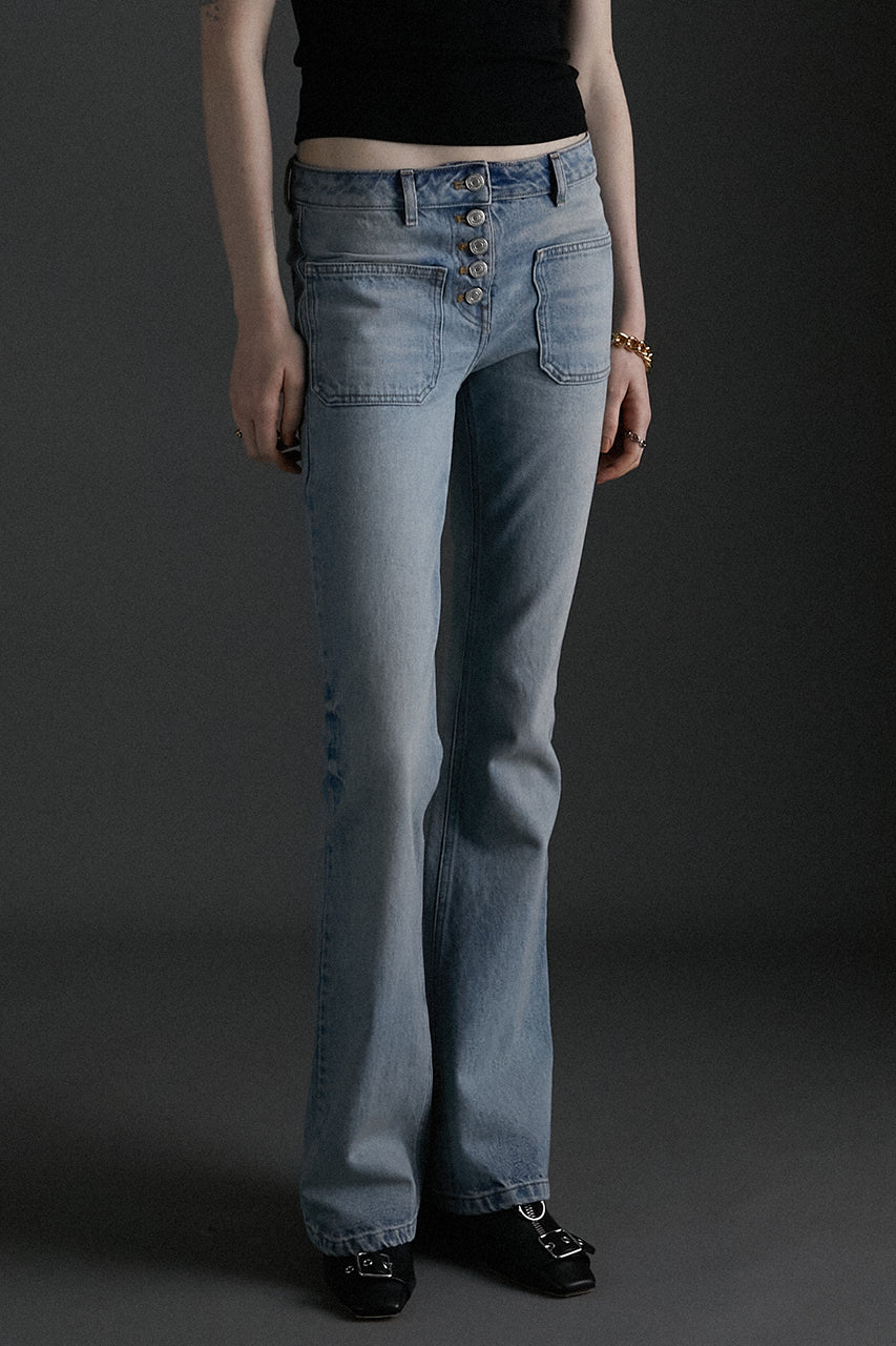 Multiflex Denim Bootcut Pants - SALE