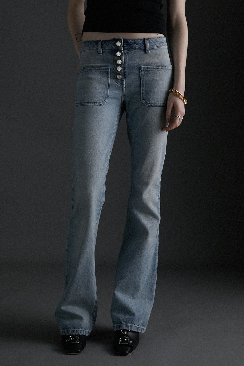 Multiflex Denim Bootcut Pants - SALE