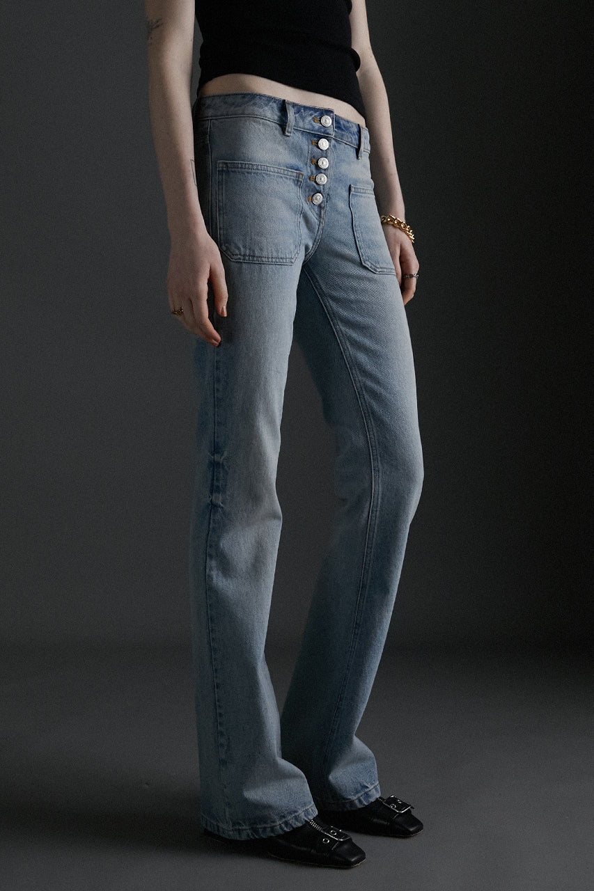 Multiflex Denim Bootcut Pants - SALE