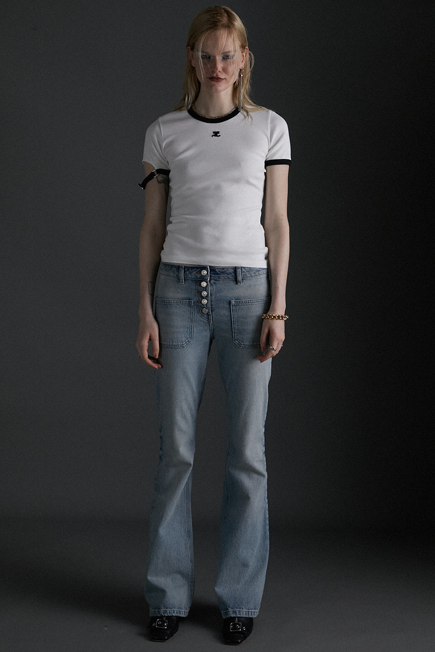 Multiflex Denim Bootcut Pants - SALE