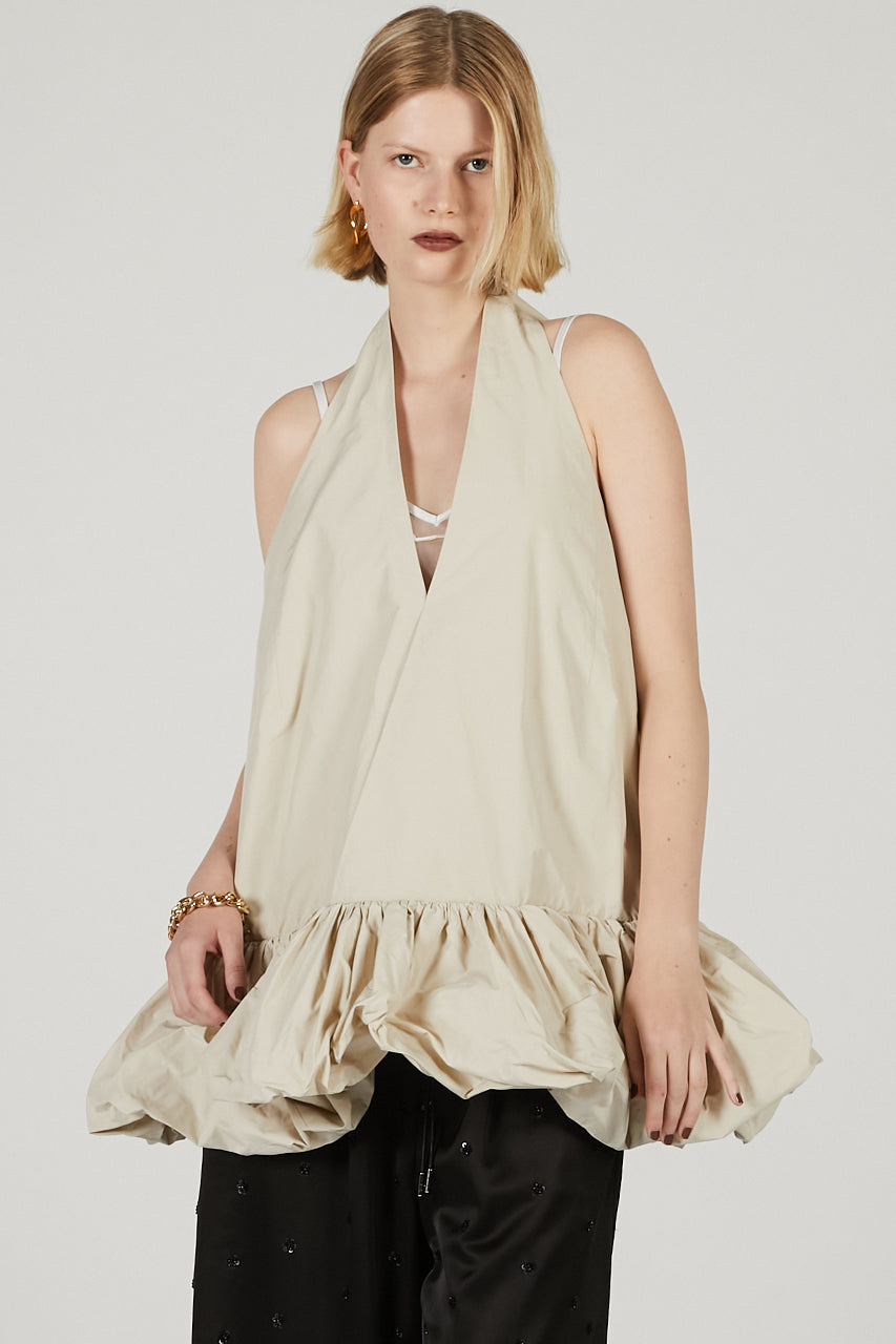 Volume Hem Halter Tunic - SALE