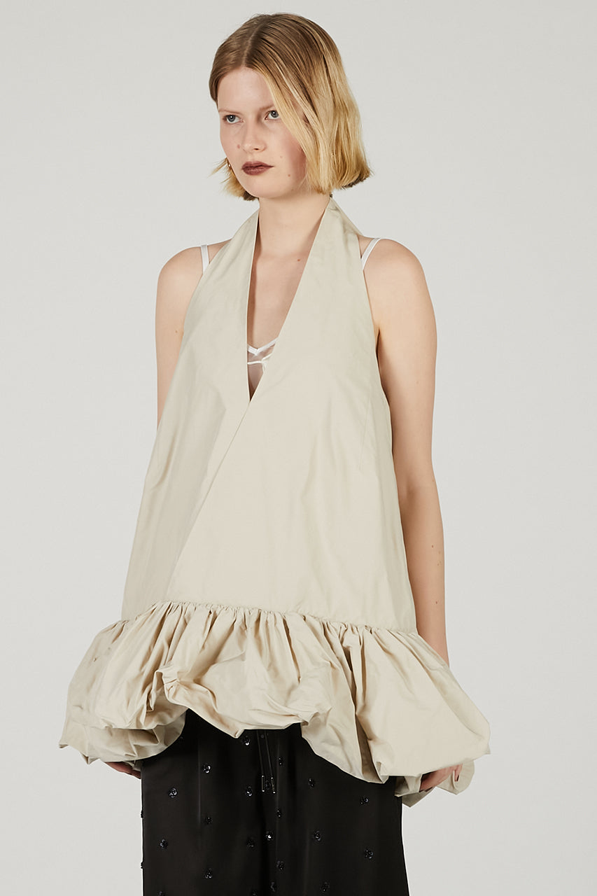 Volume Hem Halter Tunic - SALE