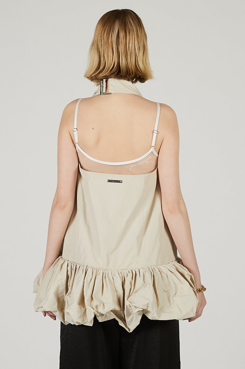 Volume Hem Halter Tunic - SALE