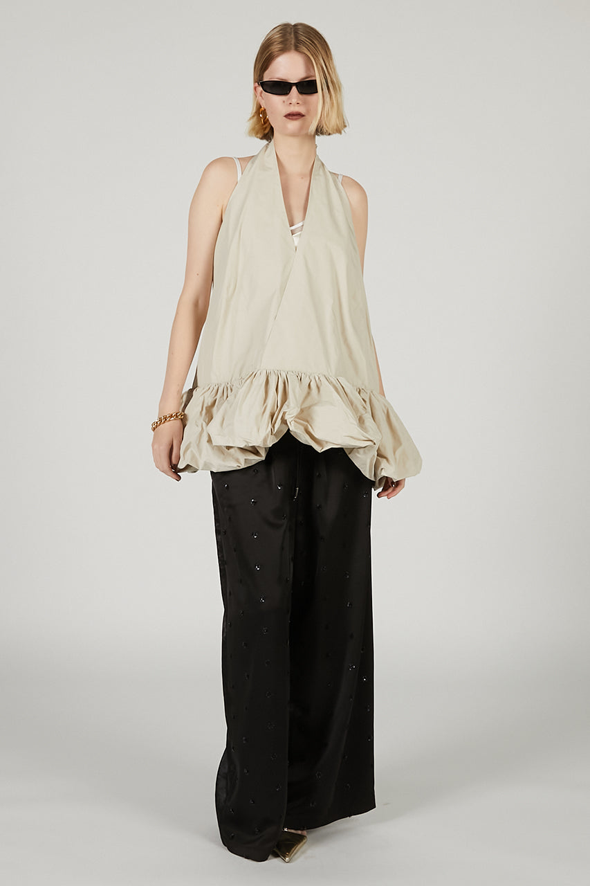 Volume Hem Halter Tunic - SALE