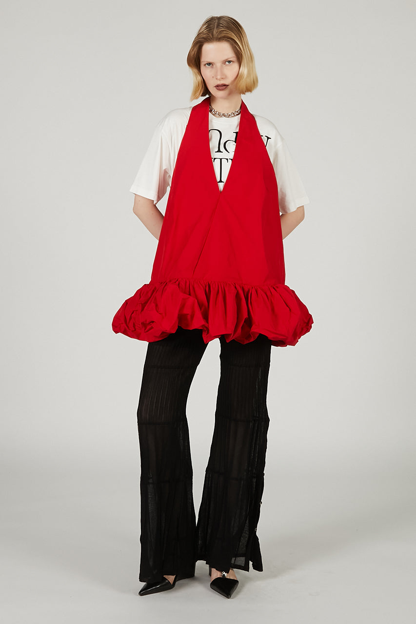 Volume Hem Halter Tunic - SALE