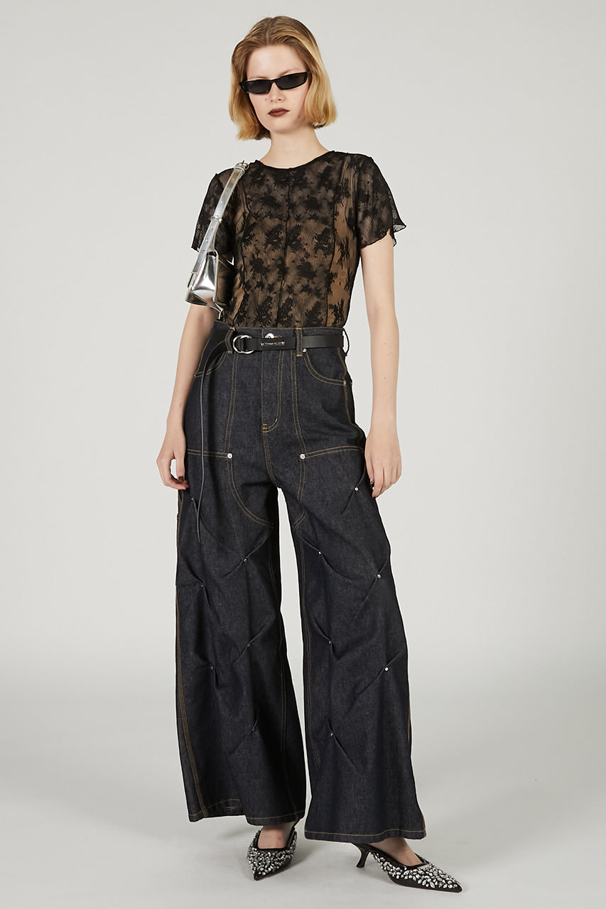 Studs Denim Pants