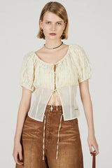 Smocking Pufftop - SALE