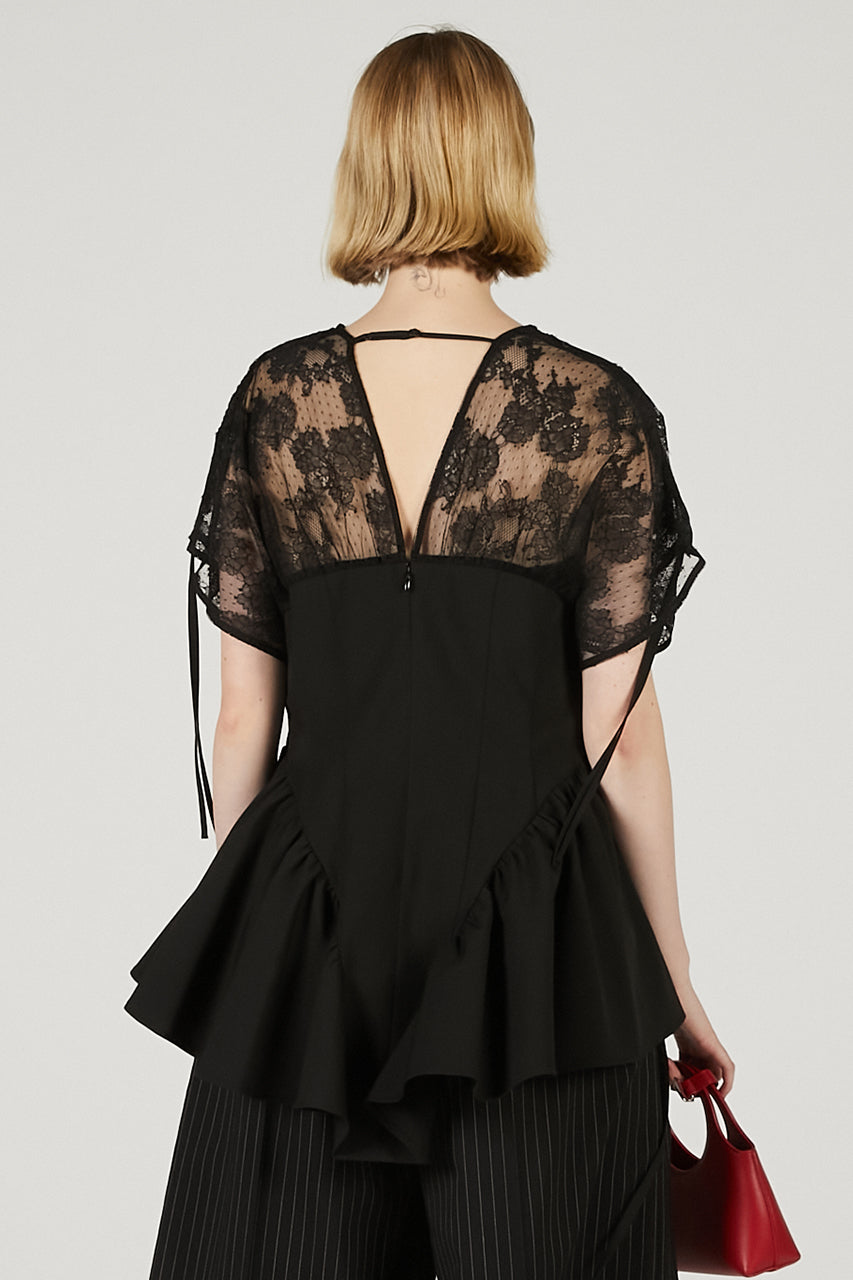 Balloon Peplum Tunic - 2025 SUMMER